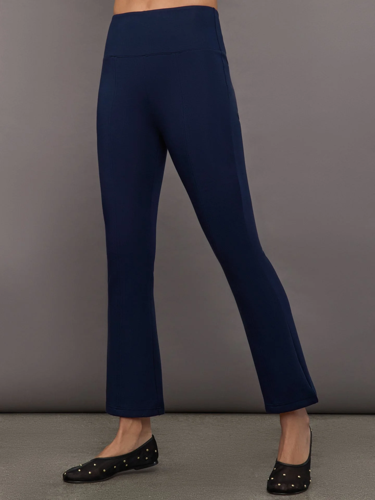 Carbon38 | Kick Flare Pant in Scuba | Navy