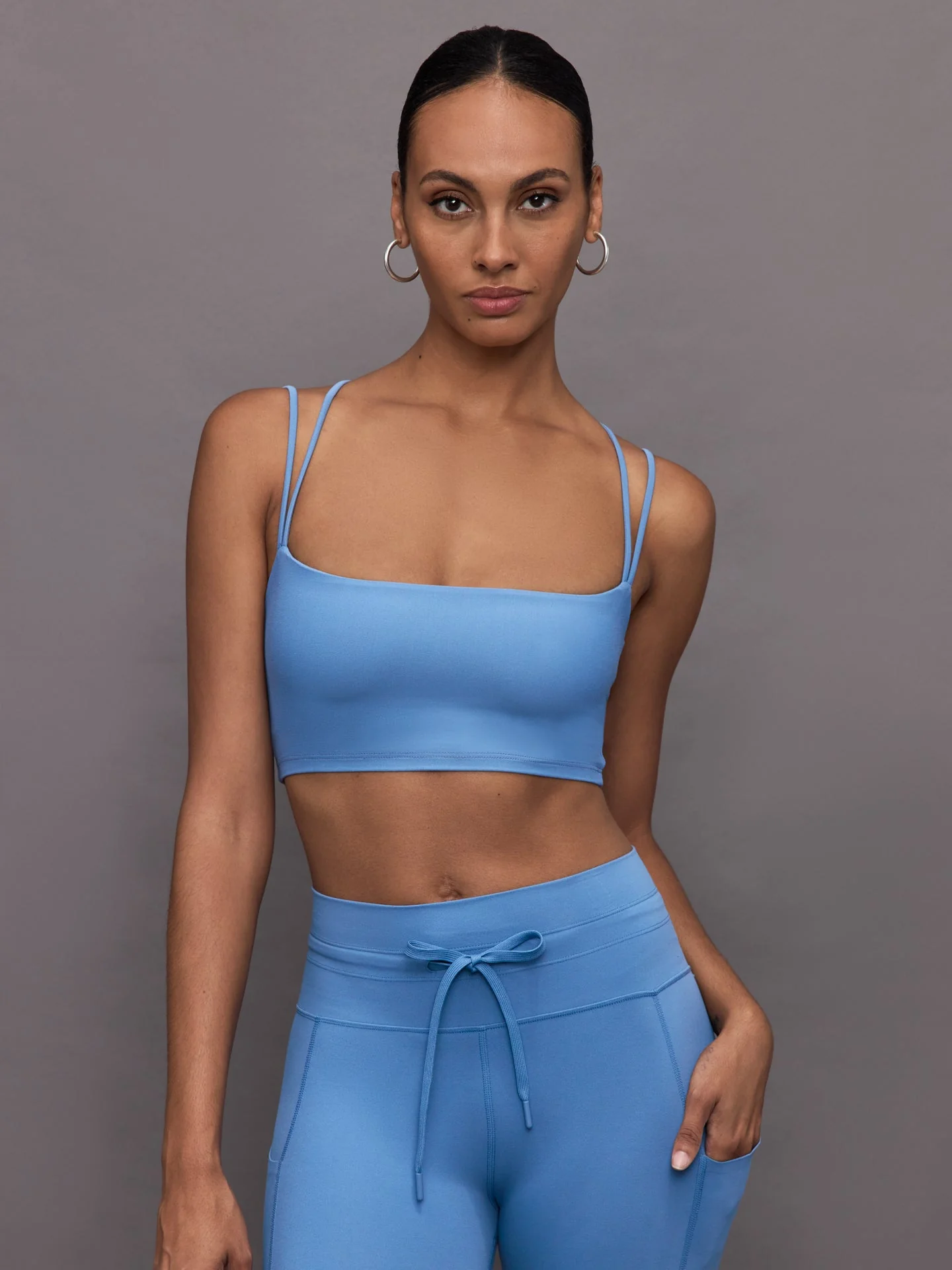 Carbon38 | Strappy Bra in Melt | Coronet Blue