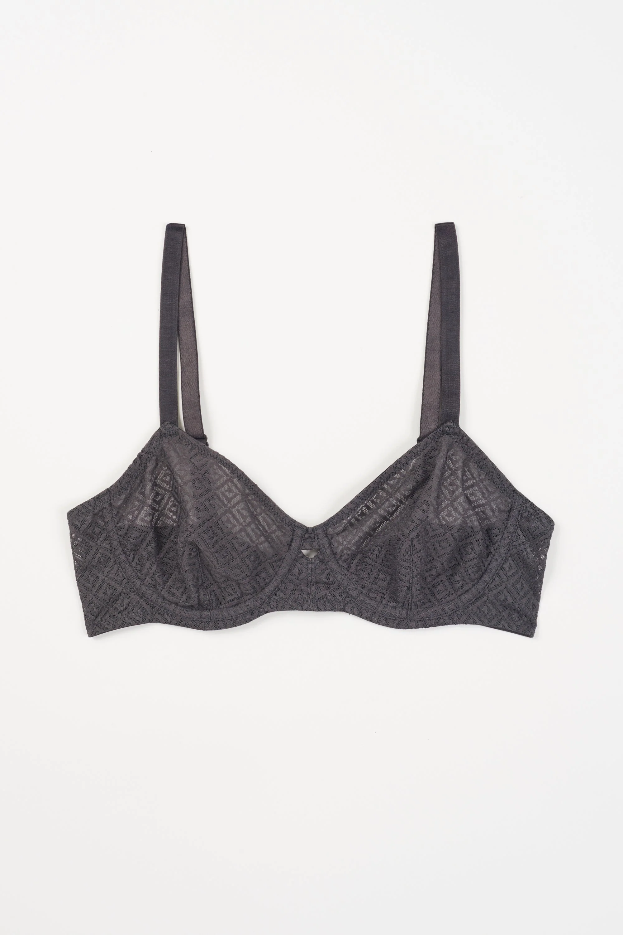 Betty Underwire Full Cup Bra | Grey