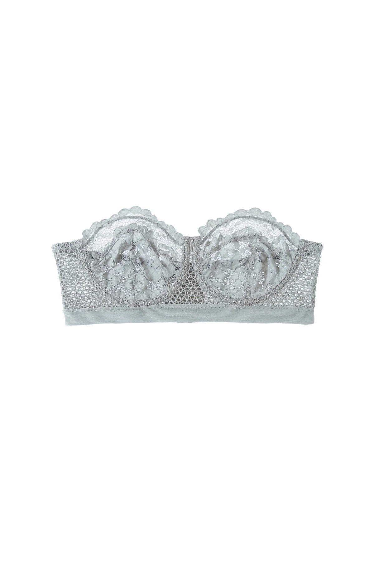 Petunia Strapless Underwire Bra | Blue Mist