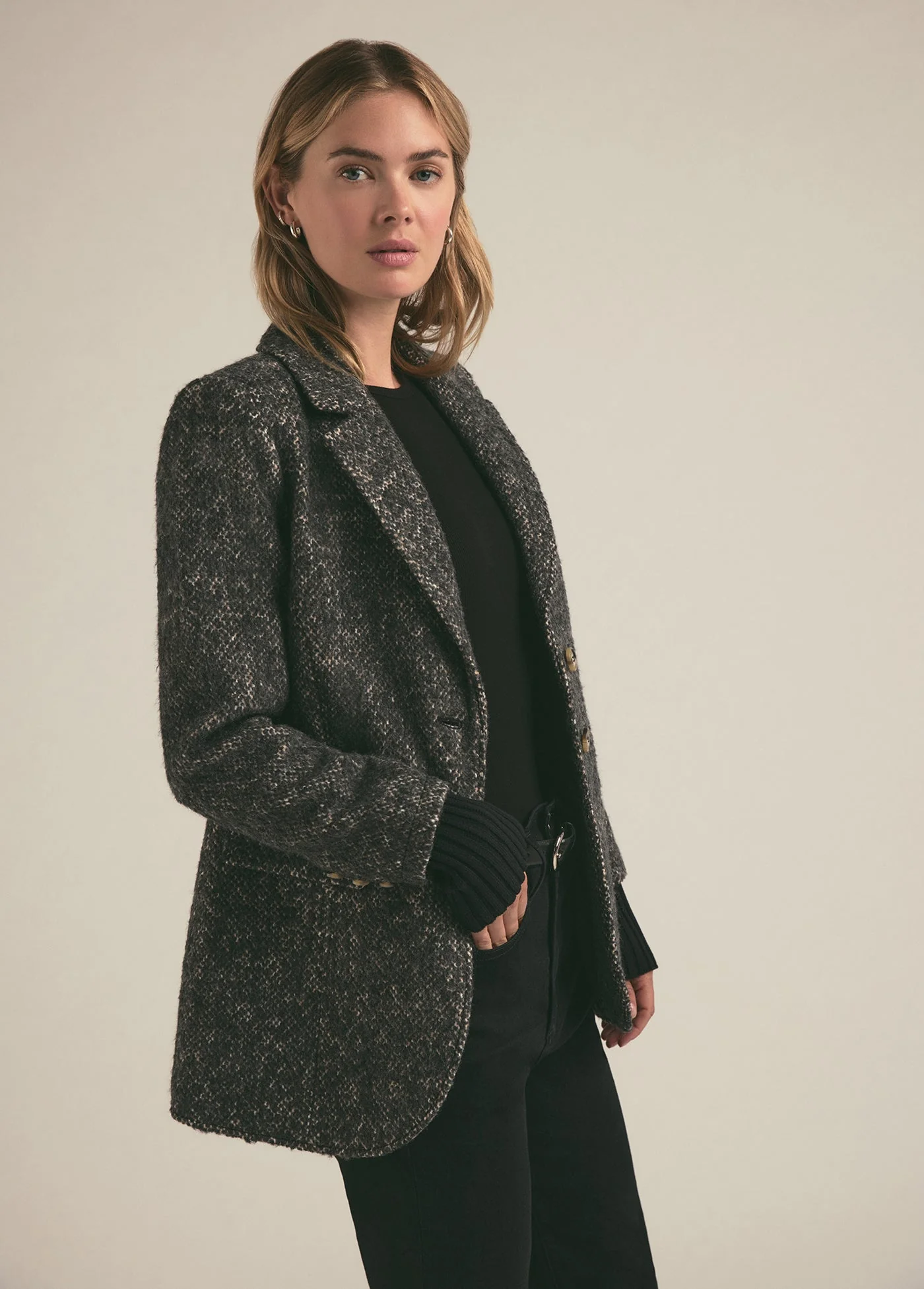 The City Blazer | Black Multi