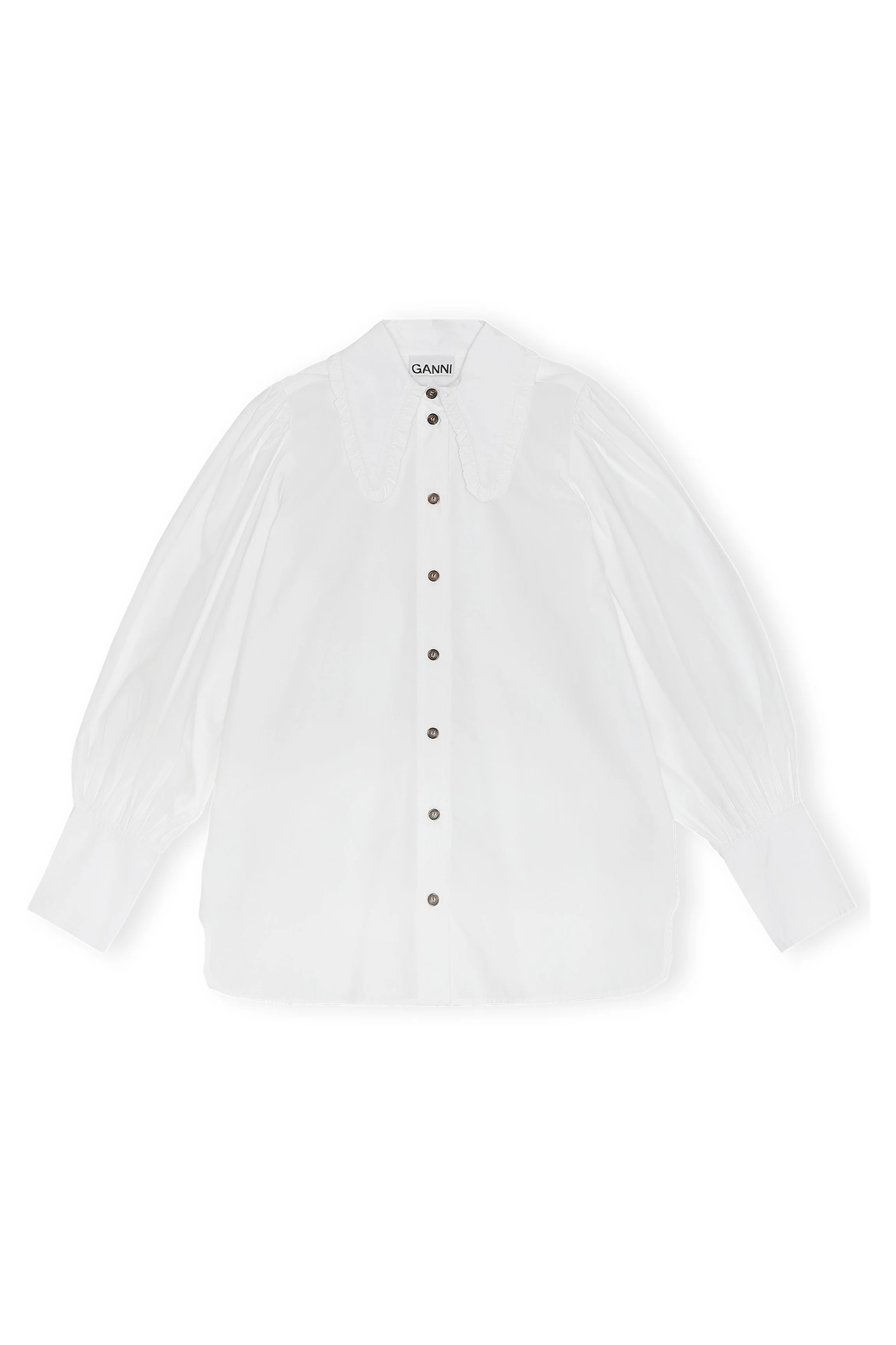 Balloon Sleeve Shirt | Bright White