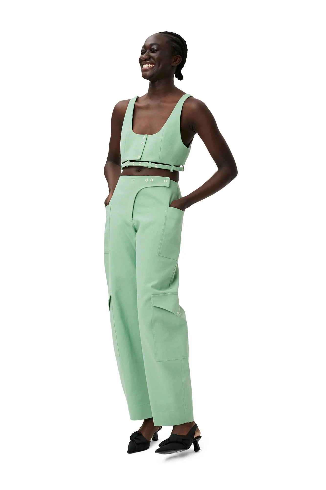 Cotton Suiting Pants | Peapod - Image 6