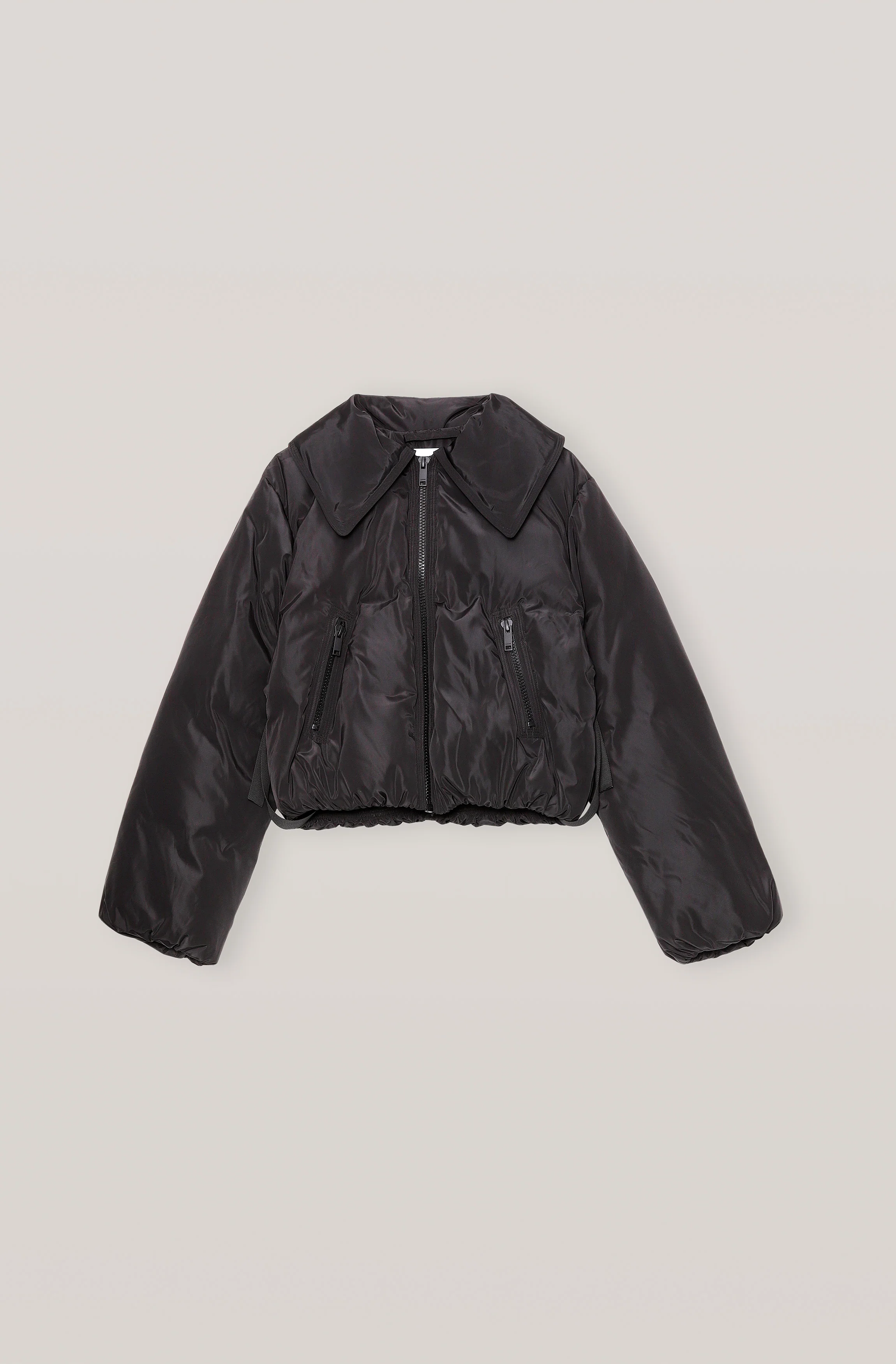 Cropped Down Jacket | Black