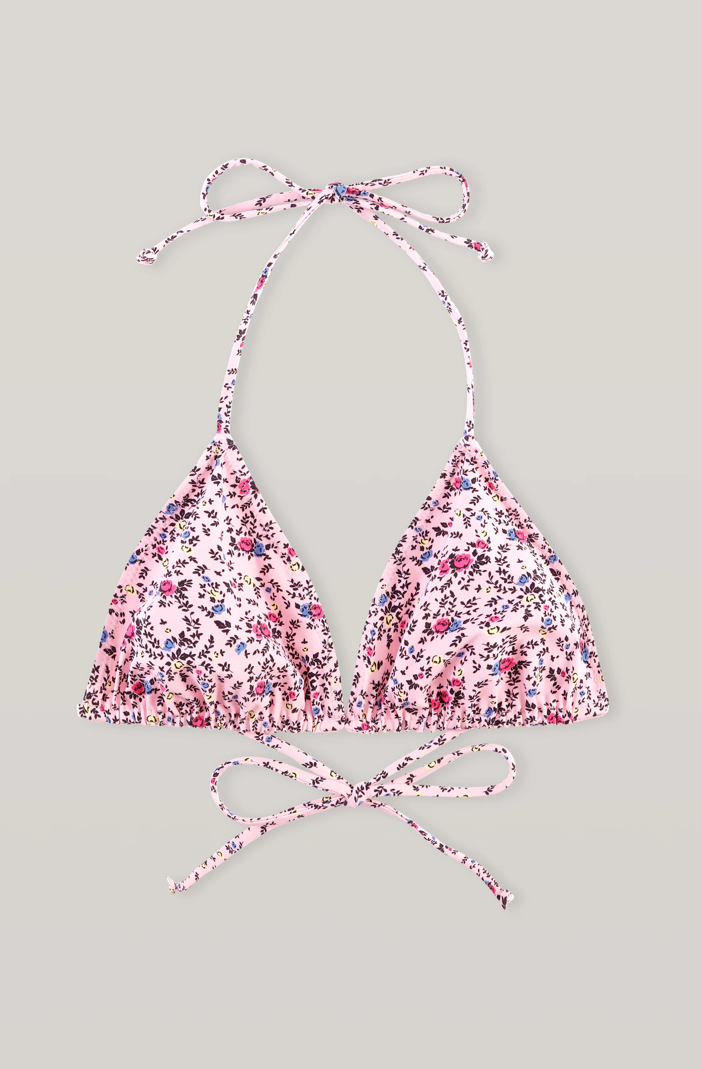 Floral Recycled Bikini Top | Pink Nectar