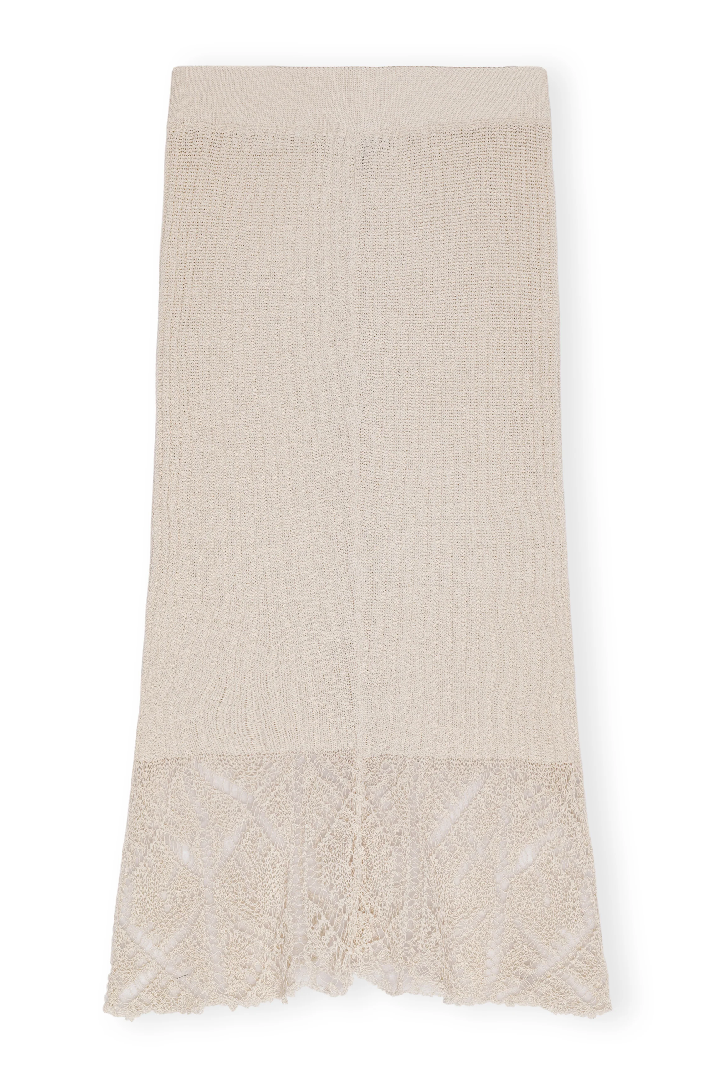 Lace Midi Skirt | Egret