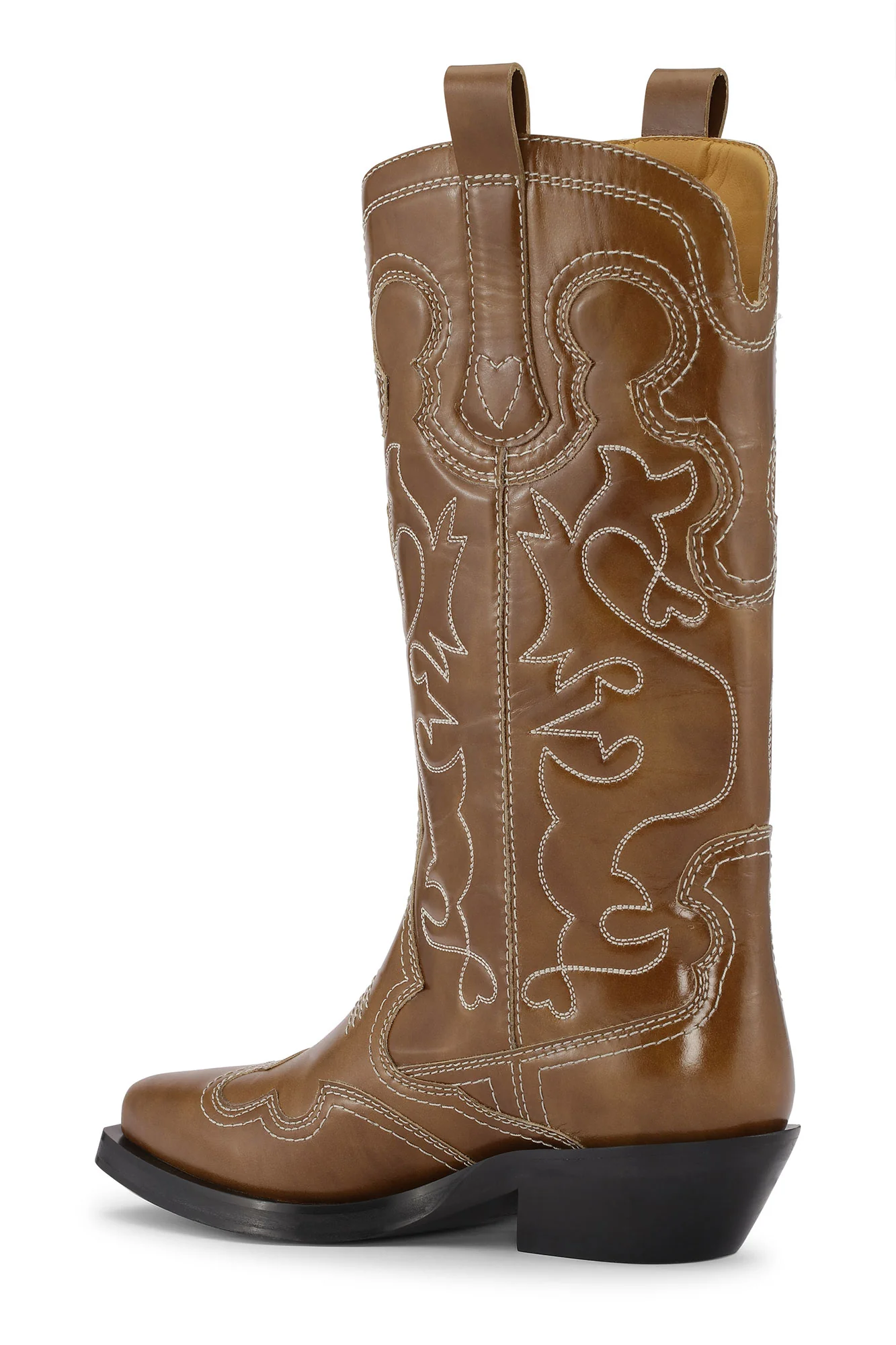 Mid Shaft EmbroideWestern Boot | Tiger's Eye - Image 3