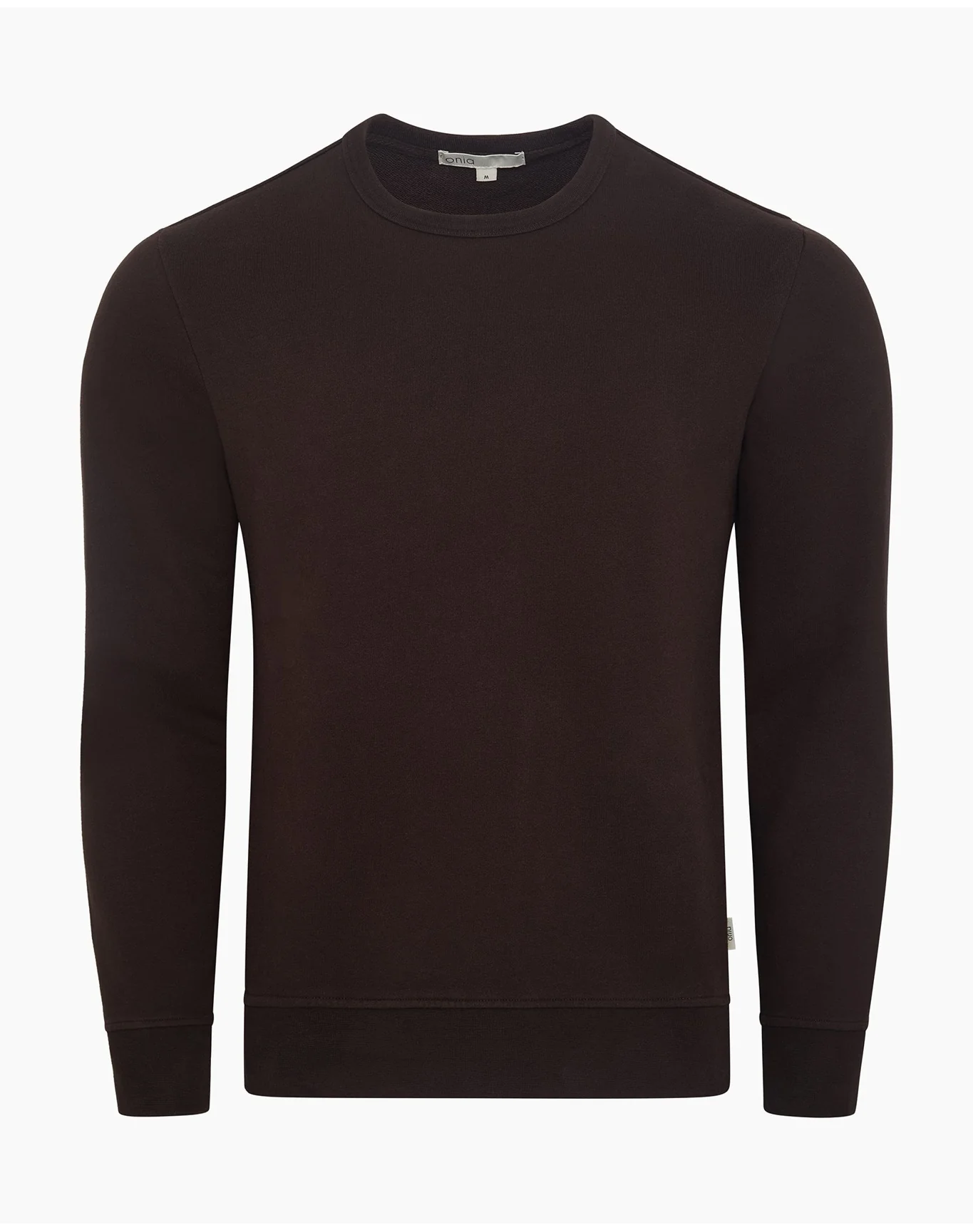 Men | Terry Crewneck Sweater | Dark Java