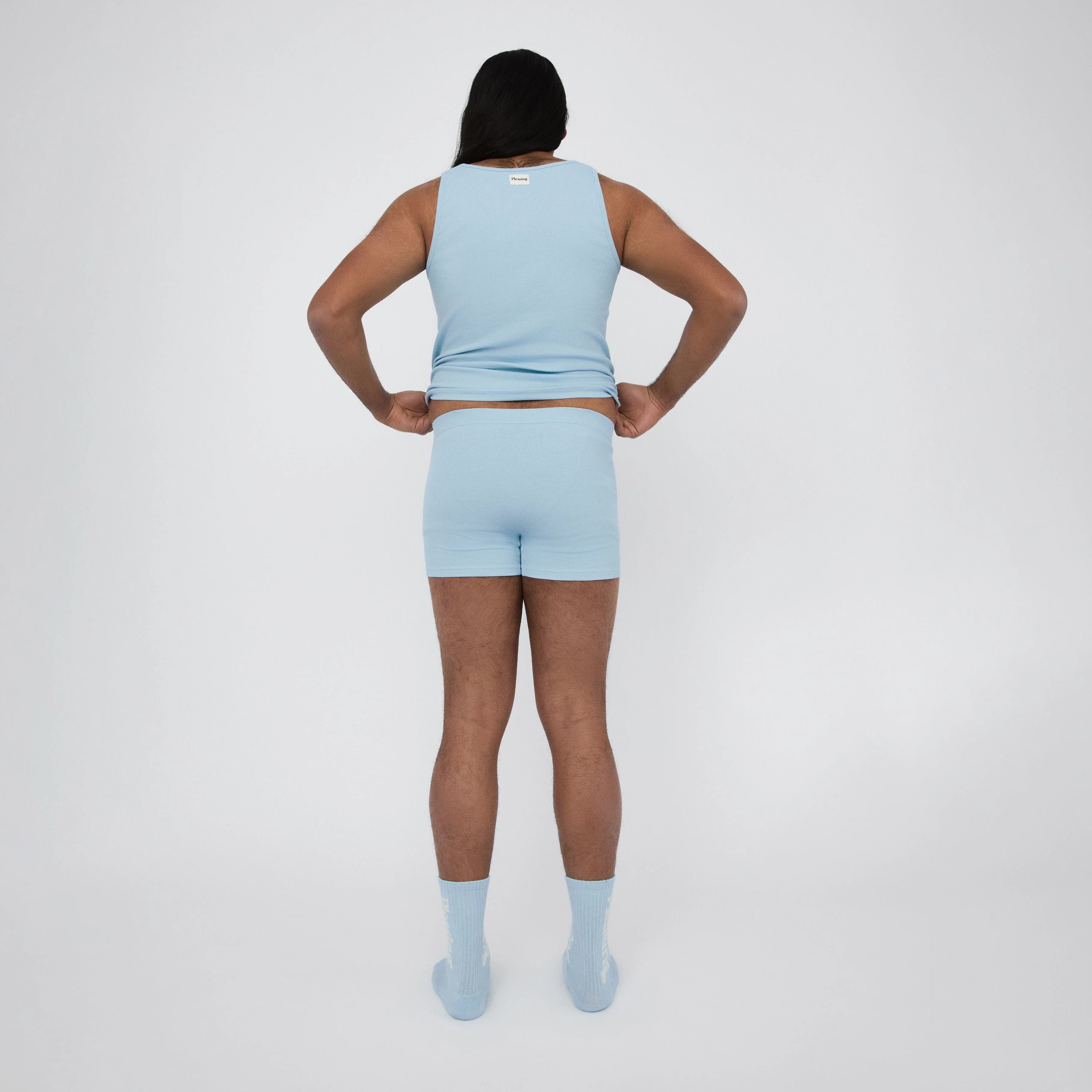 The Pleasing Ribbed Boxer Brief | Blue - Image 12