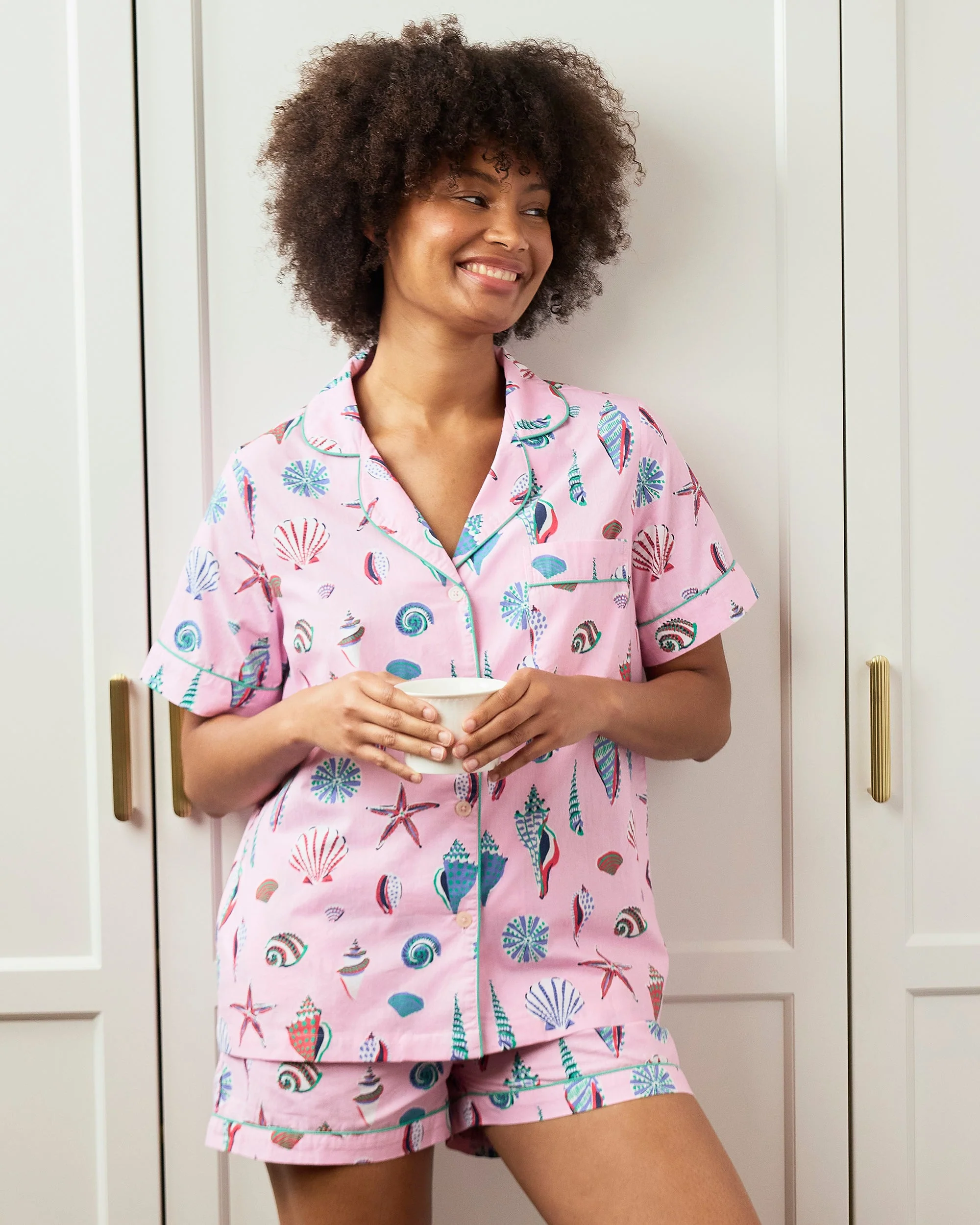 Beachcomber - Short PJ Set | Pink Sand