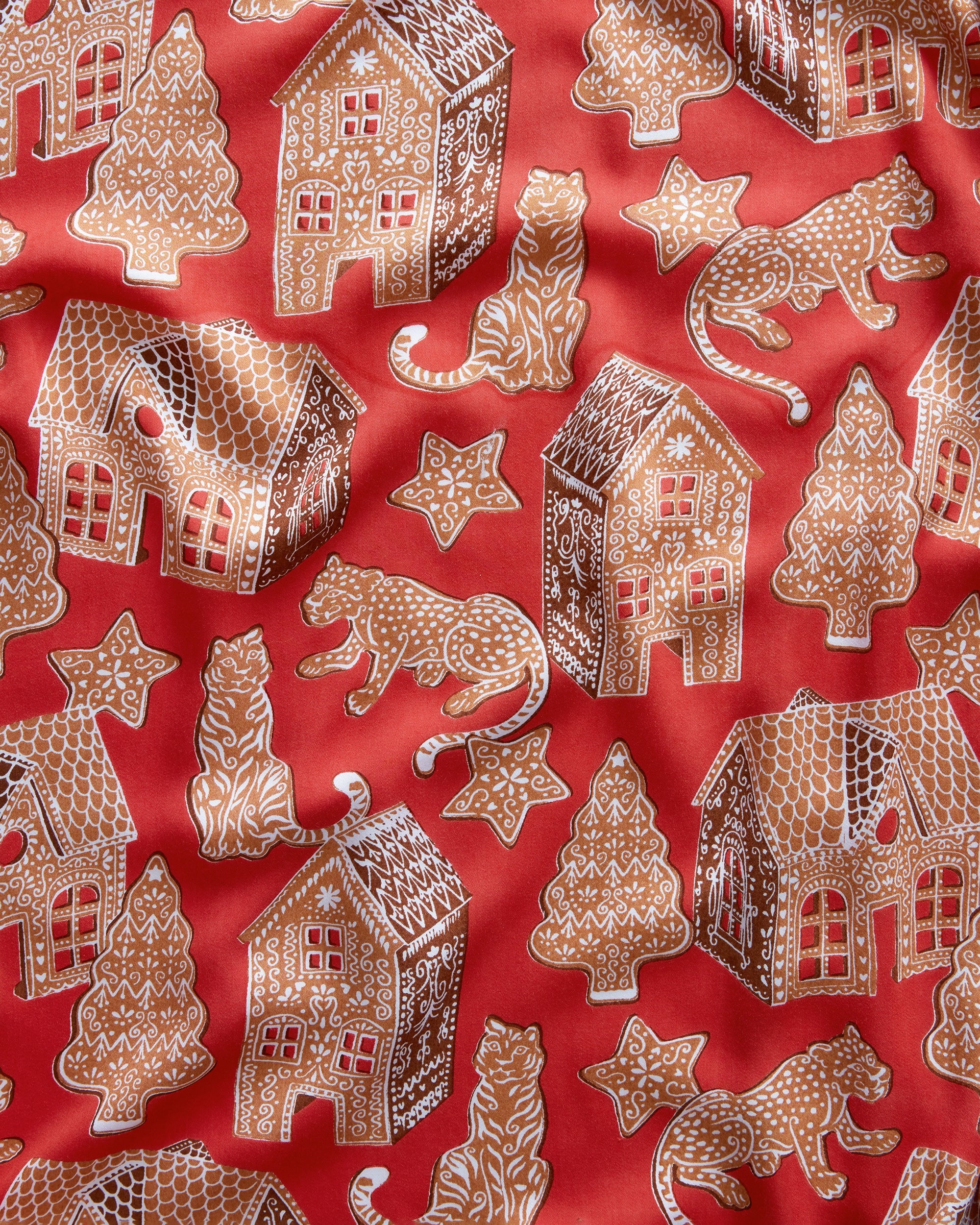 Gingerbread Party - Petite Eco Satin Rittenhouse Set | Ruby - Image 7